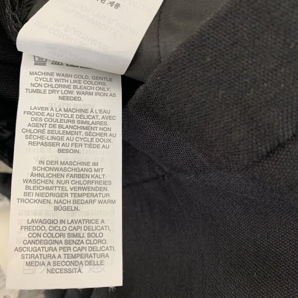 J Crew Size 6 Jeggings Skinny Stretch Pants Black Hemmed? Womens Workwear Basics - Picture 5 of 6